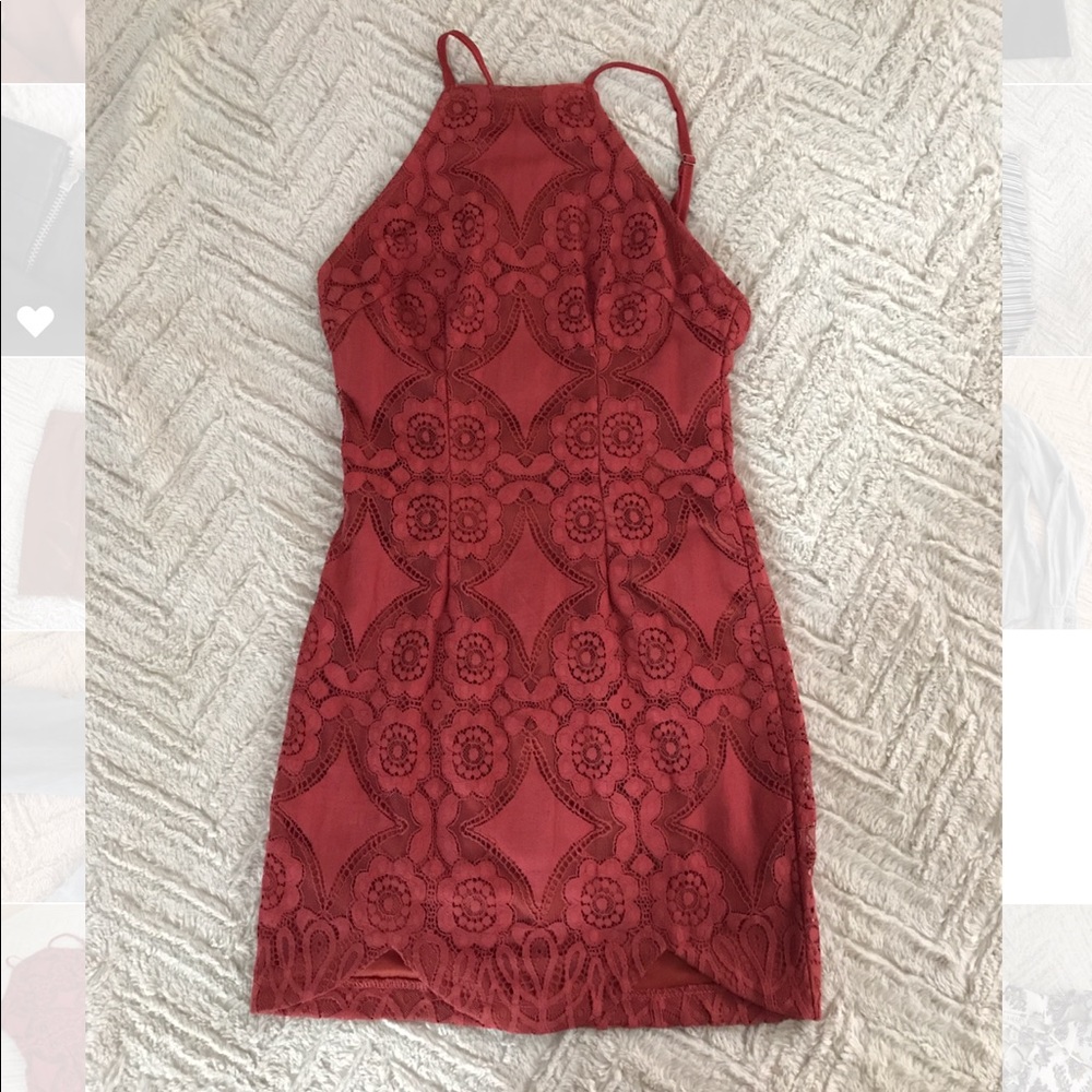 Red dress